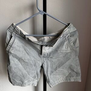 Abercrombie & Fitch Striped Button Fly Shorts | Size 31 | Coastal Cool